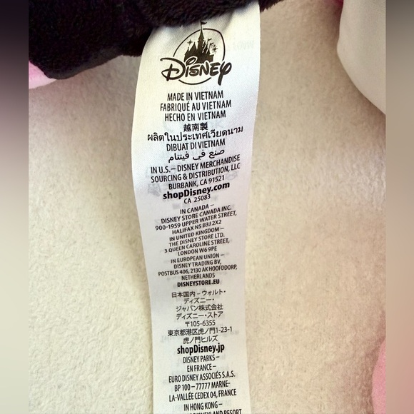 Disney Minnie Mouse Plush 27” Stuffed Animal Pink Polka Dot Bow and Dress - Picture 15 of 16